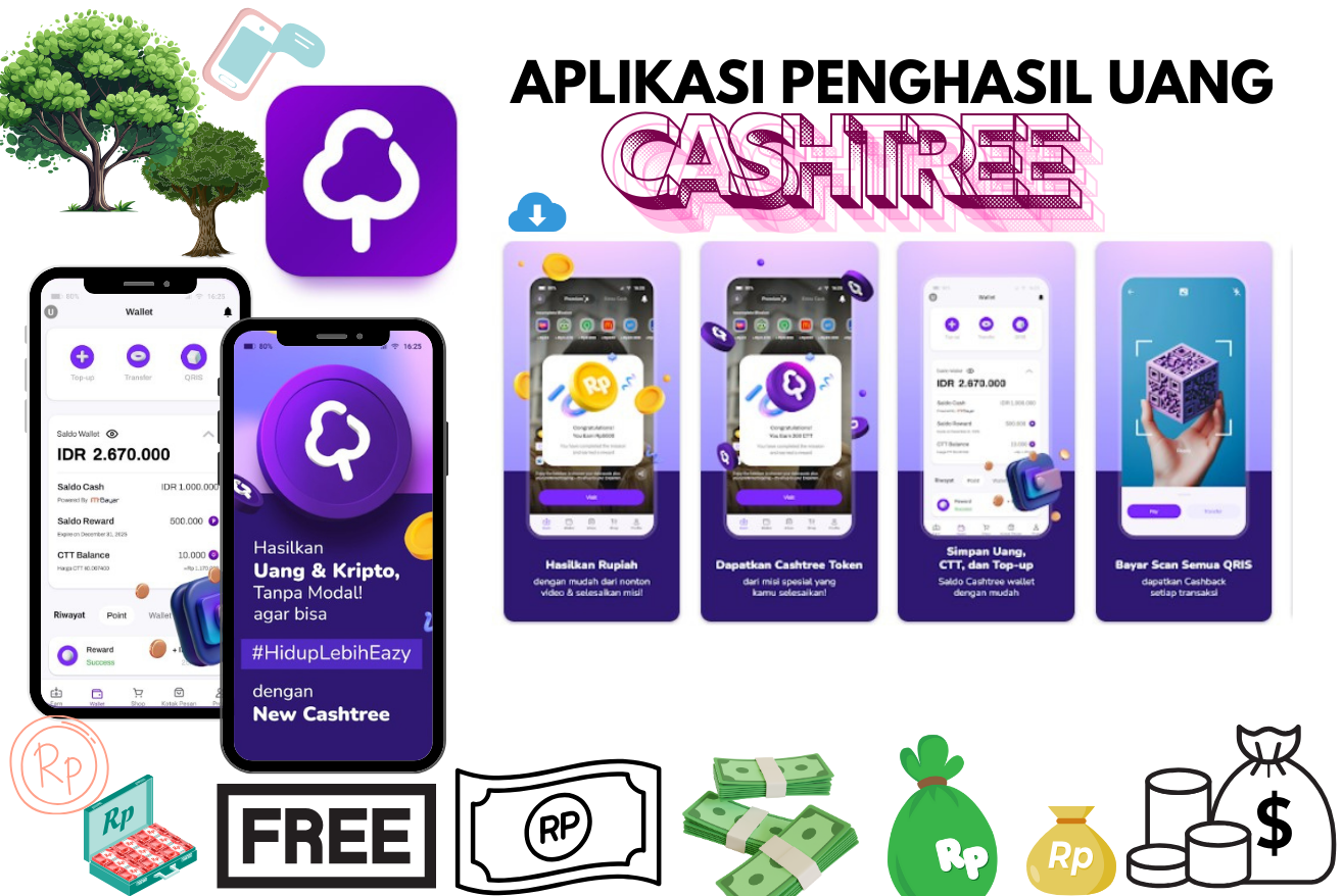 Cashtree Aplikasi yang Menghasilkan Uang dari Aktivitas Telepon Sehari-Hari