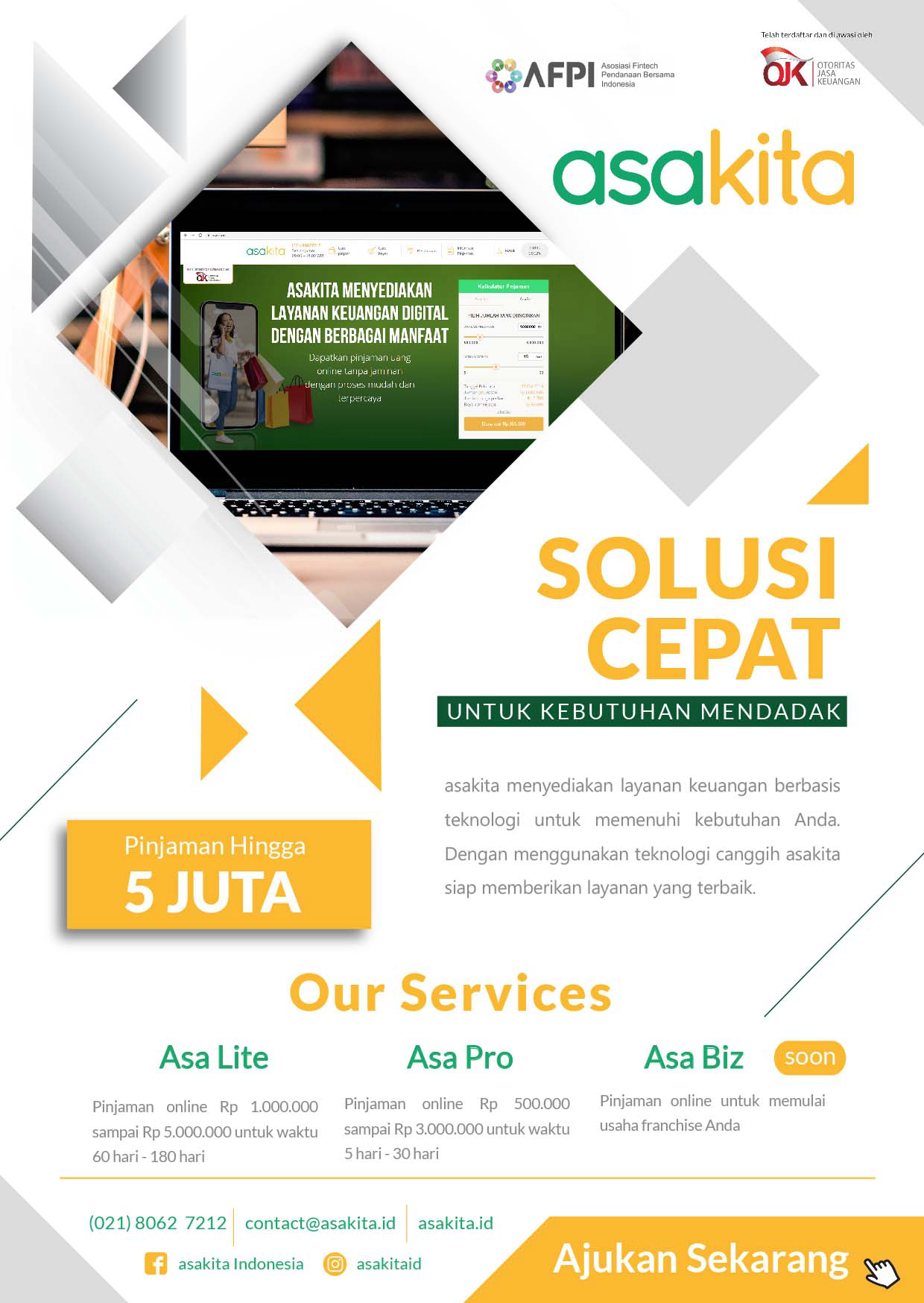 Aplikasi Asakita Solusi Pinjaman Online yang Cepat, Aman, dan Fleksibel